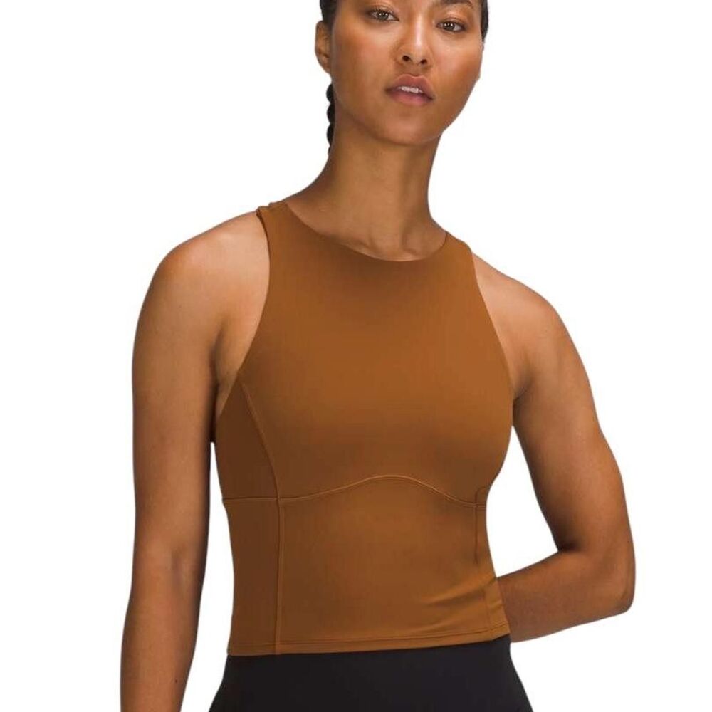 Lululemon Key to Balance Tank Top in Copper Brown
